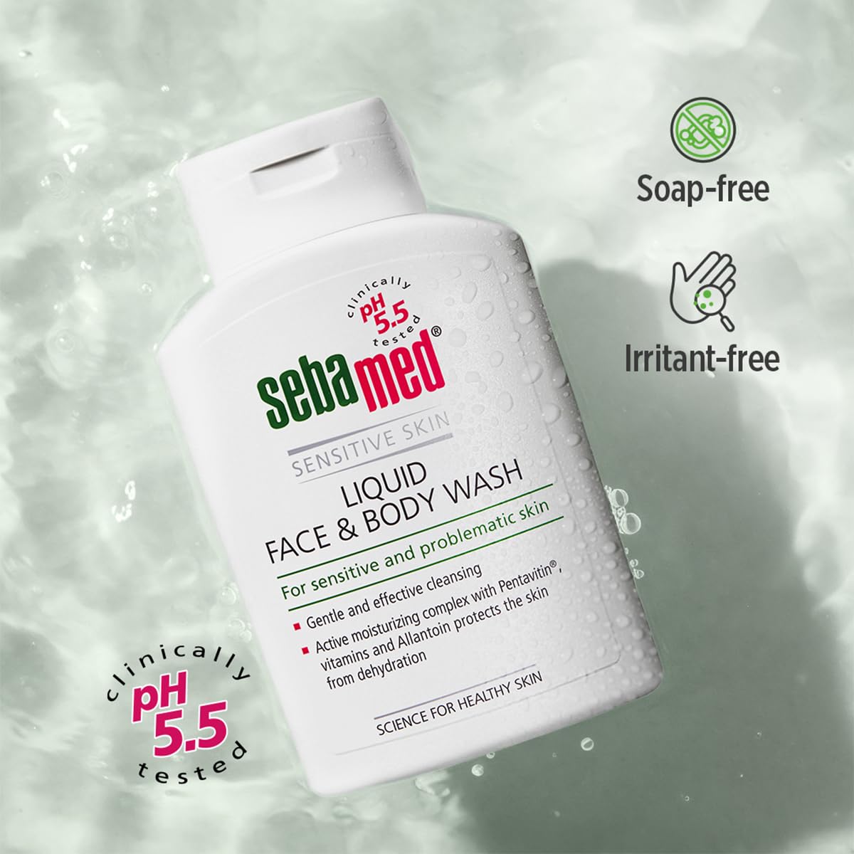 Sebamed Liquid Face and Body Wash 200ml | for All Skin Types