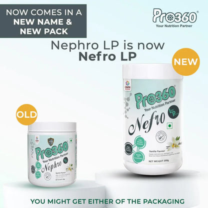 Pro360 Nefro LP (fka Nephro LP) Non-Dialysis Care Protein Powder - 400 gm