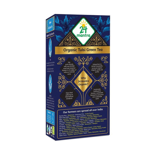 24 Mantra Organic Tulsi Green Tea