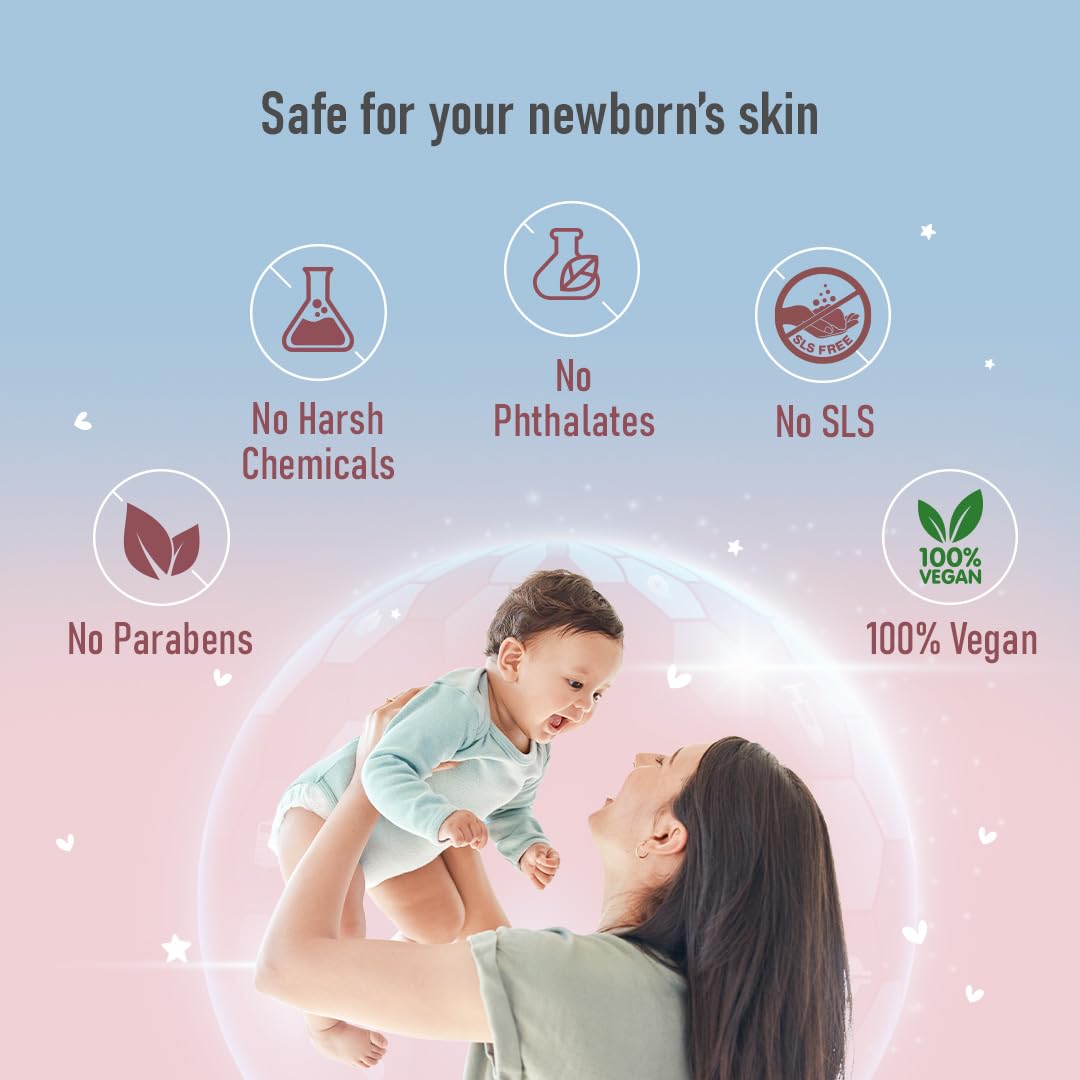 Sebamed Baby Face & Body Wash Foam|Ph 5.5|Ideal for face & body cleansing|