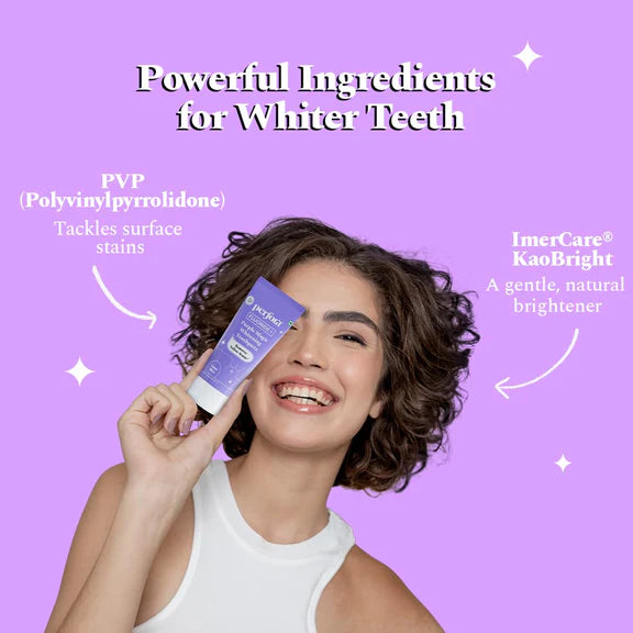 Perfora Fluoride+ Purple Magic Whitening Toothpaste - 125 gm