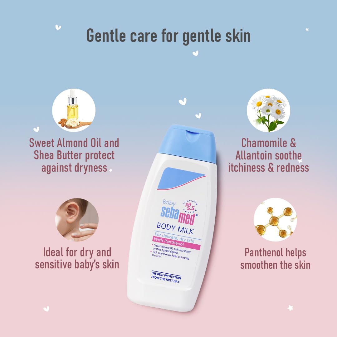Sebamed Baby Body Milk Lotion|pH 5.5