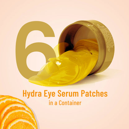Swiss Beauty Hydra Eye Serum Patches For Dark Circles And Puffiness , Hydrate Skin - Vitamin-C - 60 Patches
