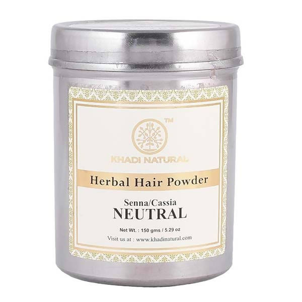 Khadi Natural Herbal Hair Powder Senna/Cassia Neutral Henna - 150 gm