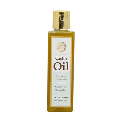 The Pure Story Natural Cold Pressed Castor Hair Oil - 100 ml