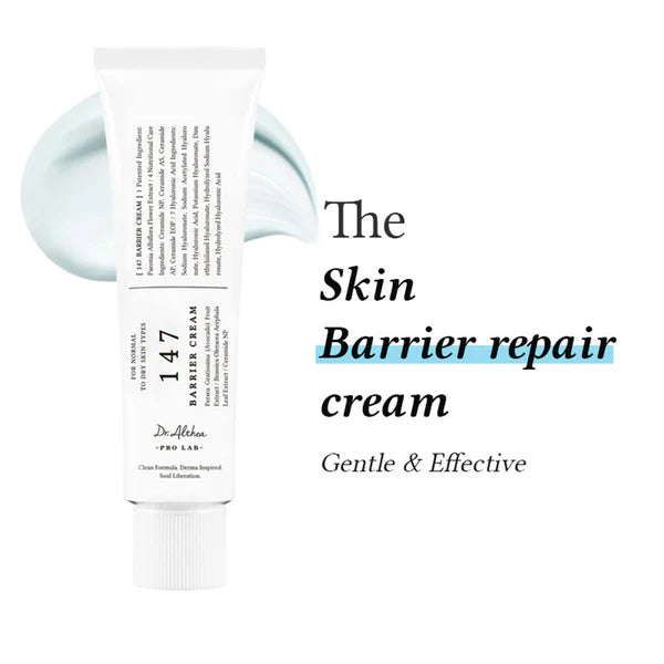 Dr.Althea 147 Barrier Cream: Rich Ceramide & hyaluronic acid infused cream for Damaged Skin Barrier - 50 ml