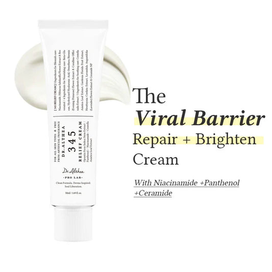 Dr.Althea 345 Relief Cream: Soothing & Barrier Repair Cream with power of Niacinamide & Panthenol - 50 ml