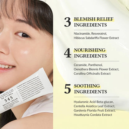 Dr.Althea 345 Relief Cream: Soothing & Barrier Repair Cream with power of Niacinamide & Panthenol - 50 ml