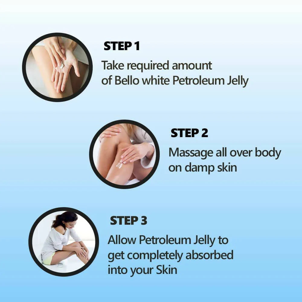 Bello Herbals White Petroleum Jelly - 50 gm - Pack of 4