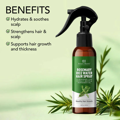 Botanic Hearth Rosemary Rice Water Spray for Hair Growth - 200 ml
