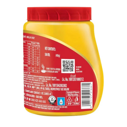 Aashirvaad Svasti 90% Lower Cholesterol Ghee - 500 ml