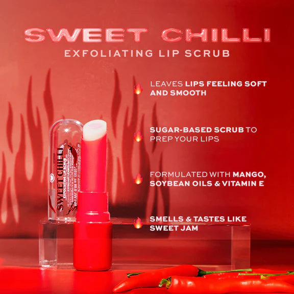 Makeup Revolution Heart Revolution Sweet Chilli Exfoliating Lip Scrub - 2.5 gm