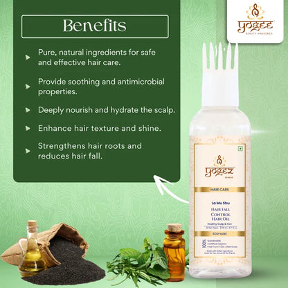 Yogez La Mu Shu Hair Fall Control Hair Oil - 110 ml