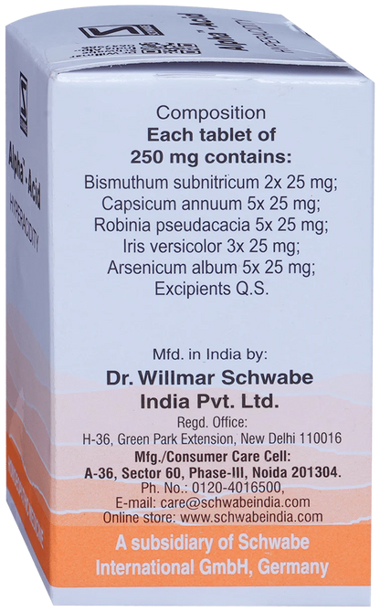 Dr. Willmar Schwabe India Alpha Acid Tablets