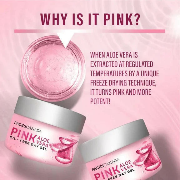 Faces Canada Pink Aloe Vera Oil-Free Day Gel - 15 gm