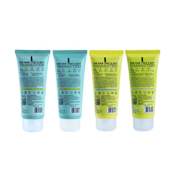 Moxie Beauty Wavy Travel Routine - Shampoo, Conditioner, Leave-In Conditioner & Styling Serum Gel - combo