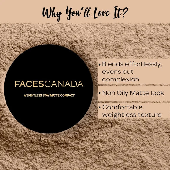 Faces Canada Compact Powder - Face Powder with SPF 20 - Beige 03 - 9 gm