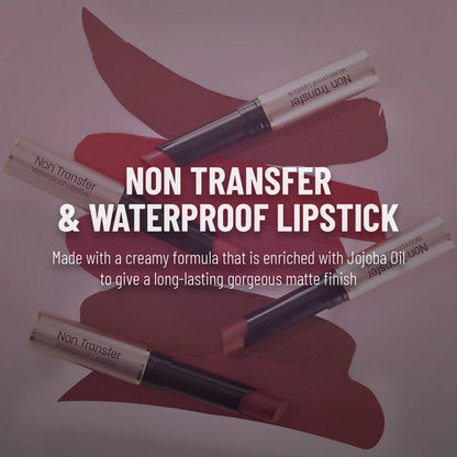 Swiss Beauty Non Transfer Waterproof Lipstick - 404 Vivid Magenta - 3 gm