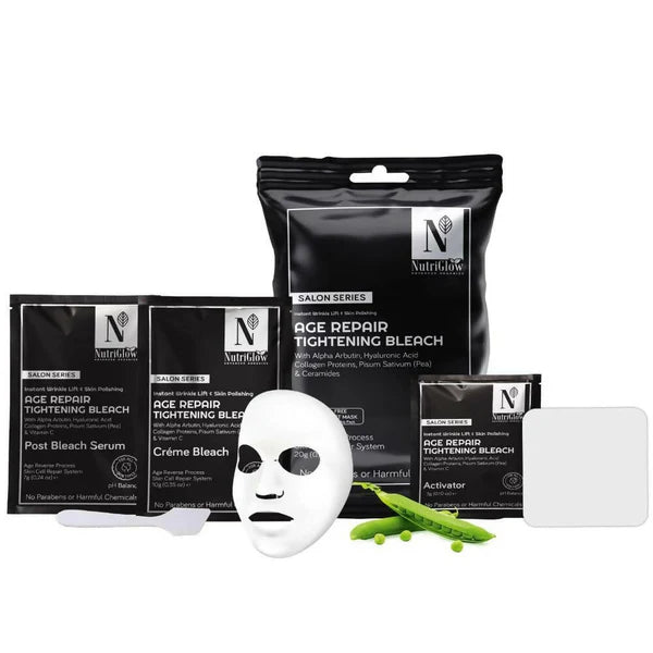 NutriGlow Advanced Organics Age Repair Tightening Bleach (6 in 1) - 20 gm