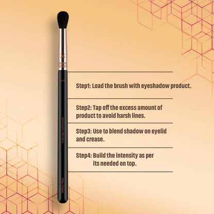 Miss Claire M10 - Eyeshadow Blending Brush - Rose Gold - 1 pcs