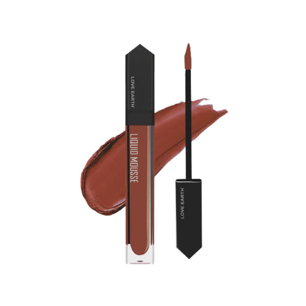 Love Earth Liquid Mousse Lipstick - Spanish Coffee - 6 ml