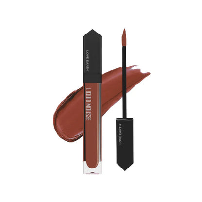 Love Earth Liquid Mousse Lipstick - Spanish Coffee - 6 ml