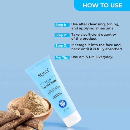 SOKU Oil Free Face Moisturizer Cream - 100 ml