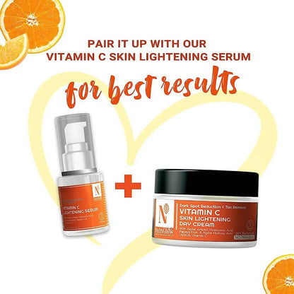 NutriGlow Advanced Organics Vitamin C Skin lightening Day Cream - 50 gm