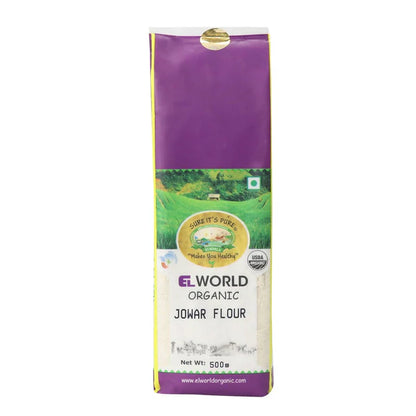 El World Organic Jowar Flour - 500 gm