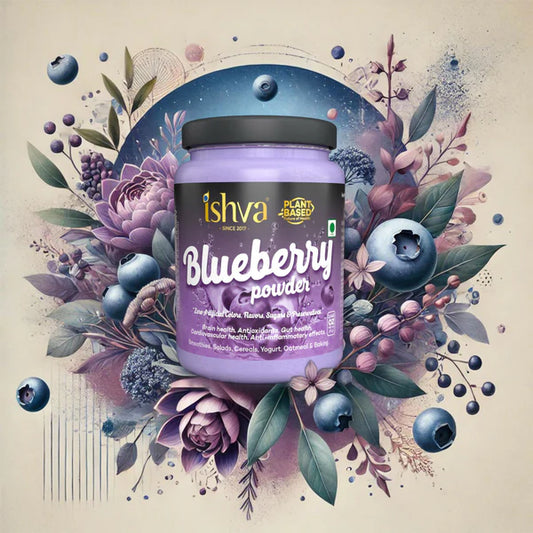 Ishva Blueberry Powder - 75 gm Jar