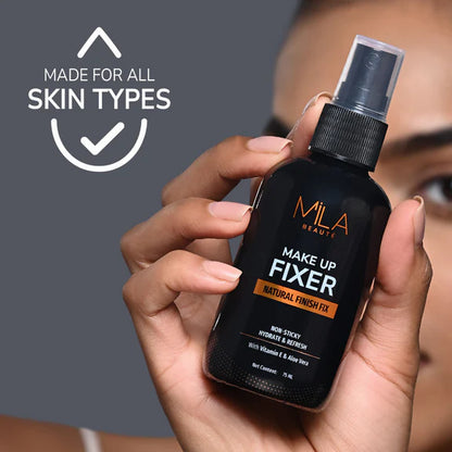 Mila Beaute Non Sticky & Long Lasting Makeup Fixer with Aloe Vera and Vitamin E - 75 ml