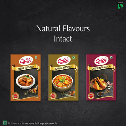 Catch Masala & Spices - Meat Masala 100 gms + Chicken Masala 100 gms + Garam Masala 100 gms - combo