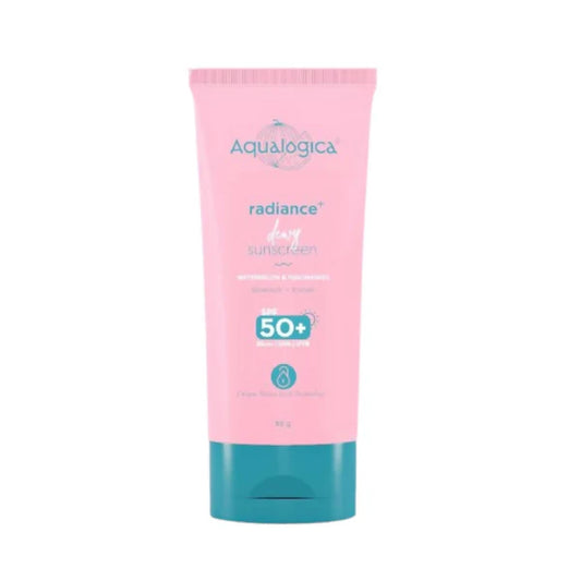 Aqualogica Radiance+ Dewy Lightweight Sunscreen Gel SPF 50+ PA+++ - 80 gm