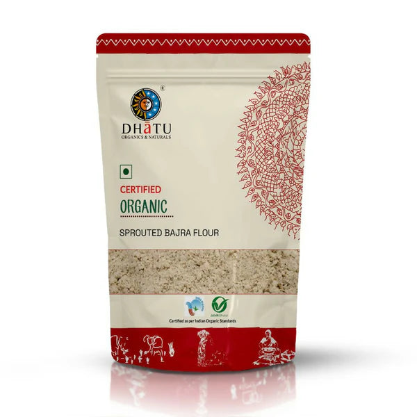 Dhatu Organics & Naturals Organic Sprouted Bajra Flour - 500 gm
