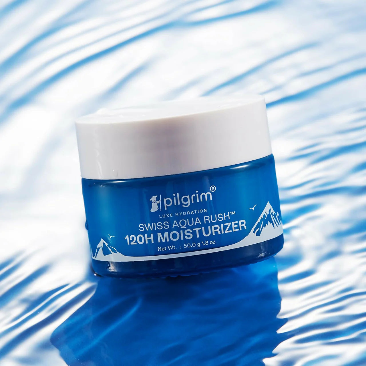 Pilgrim Swiss Aqua Rush 120H Moisturizer Strengthens skin barriers, Plump & glowing skin