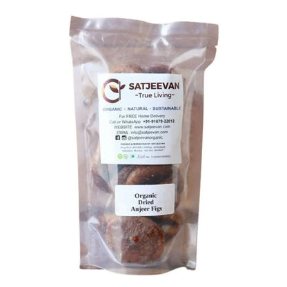 Satjeevan Organic Dried Anjeer Figs - 200 gm