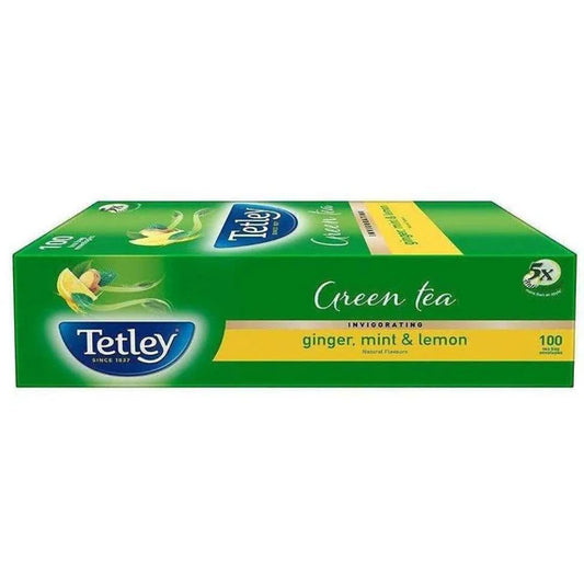Tetley Green Tea Ginger, Mint and Lemon Tea Bags - 100 tea bags