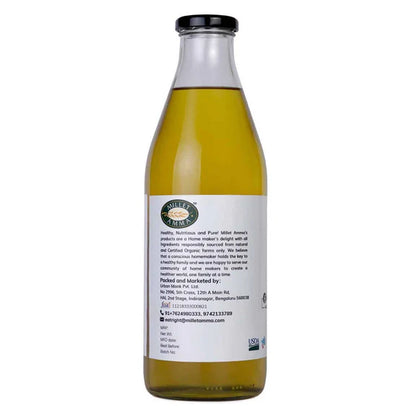 Millet Amma Organic Cold Pressed Safflower Oil - 500 ml