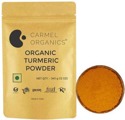 Carmel Organics Turmeric Root Powder - 340 gm