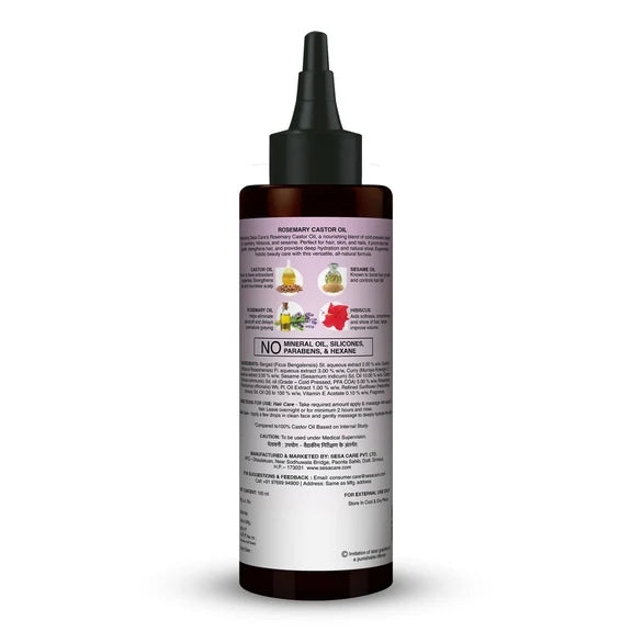 Sesa Ayurvedic Rosemary Hair Oil With Castor Oil - 200 ml