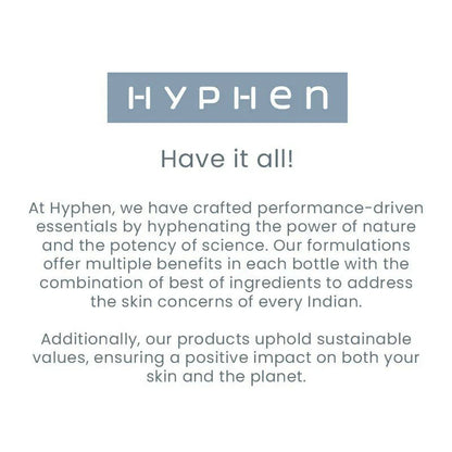 Hyphen By Kriti Sanon Golden Hour Glow Serum & Sunscreen SPF 50 Combo - combo