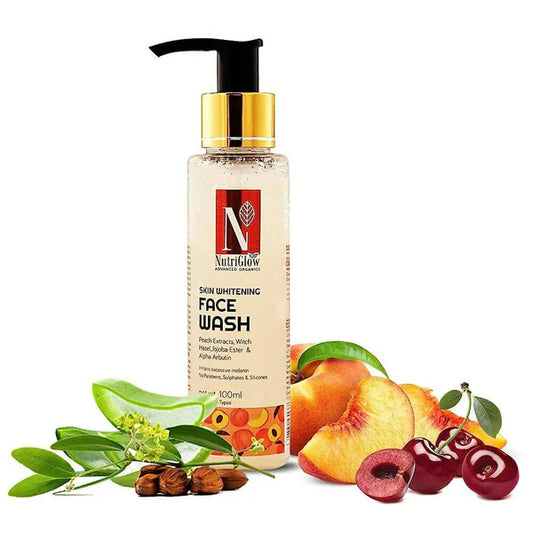 NutriGlow Advanced Organics Skin Whitening Face Wash - 100 ml