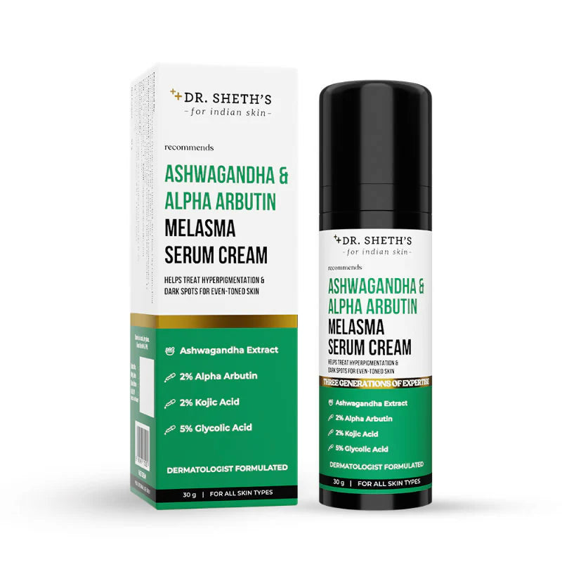 Dr. Sheth's Ashwagandha & Alpha Arbutin Melasma Serum