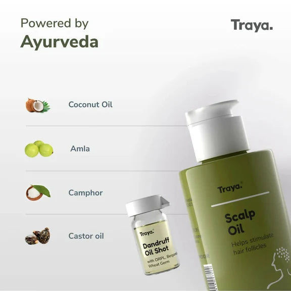 Traya Scalp Oil with Dandruff Oil Shot - 100 ml