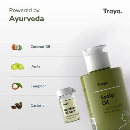 Traya Scalp Oil with Dandruff Oil Shot - 100 ml