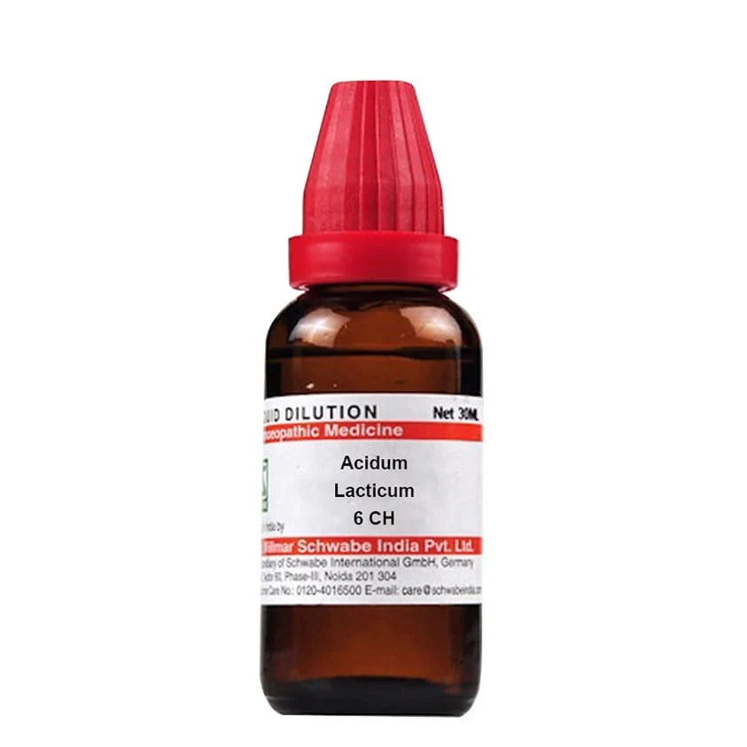 Dr. Willmar Schwabe India Acidum Lacticum Dilution -6 CH -