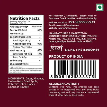 Farmley Date bites- All Flavors - 200 gm - Pack of 3