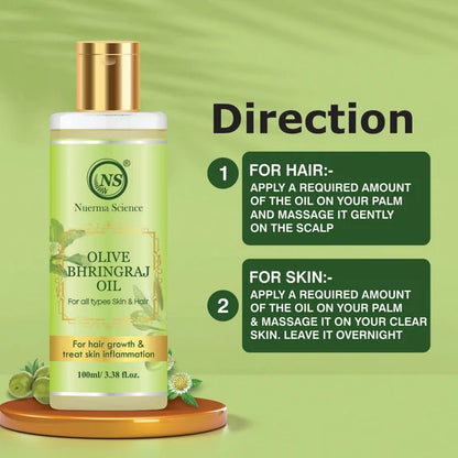 Nuerma Science Olive Bhringraj Oil - 100 ml