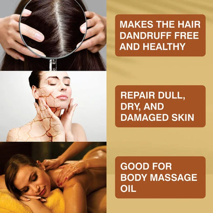 Nuerma Science Pure Almond Hair Oil for Natural Hair Growth - 200 ml