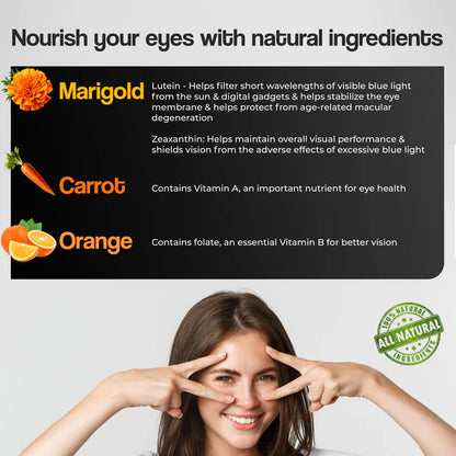 Health Veda Organics Plant Based Eye Care Supplements Tablets - 60 tabs